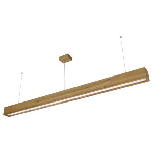Iekārts gaismeklis LOOK WOODLINE 1,5m 48W IP20 4000K 3800lm Ozols