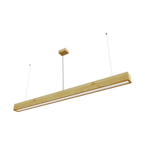 Pakabinamas šviestuvas LOOK WOODLINE 1,5 m 48W IP20 4000K 3800 lm Pušis