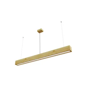 Pakabinamas šviestuvas LOOK WOODLINE 1,2 m 36W IP20 4000K 3000 lm Pušis