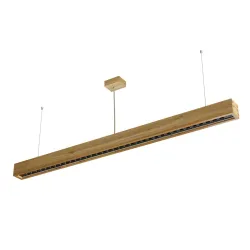 Pendant light 0,6m 17W IP20 2364lm LOOK WOODLINE OPTIC