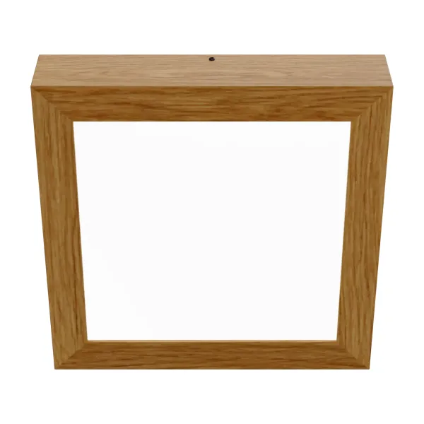 Pinnapealne LED laevalgusti QUADRA WOODLINE 300x300 24W IP20 3000K 1430lm tamm