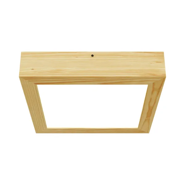 Virsapmetuma LED griestu gaismeklis QUADRA WOODLINE 300x300 24W IP20 4000K 1430lm priede