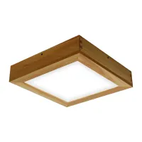 Virsapmetuma LED griestu gaismeklis QUADRA WOODLINE 300x300 24W IP20 4000K 1430lm osis