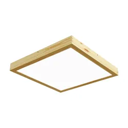 Virsapmetuma LED griestu gaismeklis QUADRA WOODLINE 600x600 40W IP20 4000K 3320lm priede