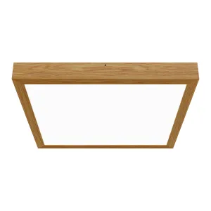 Pinnapealne LED laevalgusti QUADRA WOODLINE 600x600 40W IP20 4000K 3320lm tamm