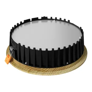 Süvistatav LED valgusti RONDO WOODLINE 206 12W IP20 3000K 1211lm Mänd