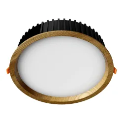Recessed LED light RONDO WOODLINE 264 18W IP20 3000K 1986lm Oak
