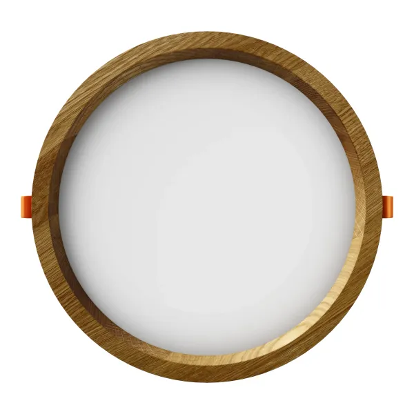 Įleidžiamas LED šviestuvas RONDO WOODLINE 264 18W IP20 4000K 2121 lm Ąžuolas