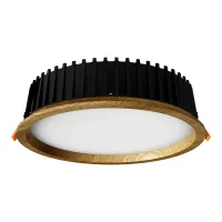 Süvistatav LED valgusti RONDO WOODLINE 264 18W IP20 4000K 2121lm Tamm