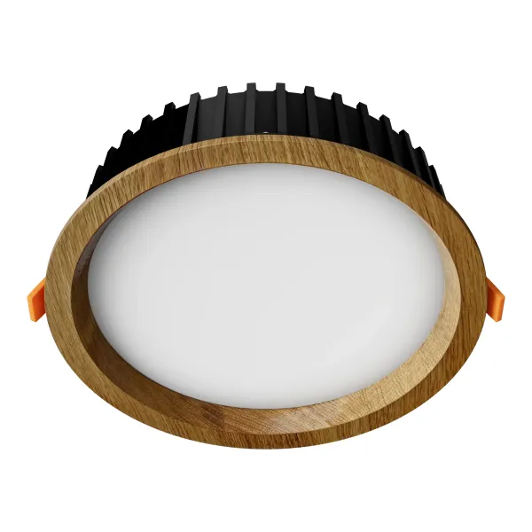 Süvistatav LED valgusti RONDO WOODLINE 206 12W IP20 3000K 1211lm Tamm