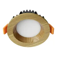 Süvistatav LED valgusti RONDO WOODLINE 90 3W IP20 3000K 176lm Mänd