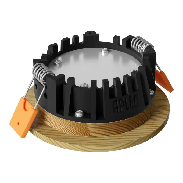 Süvistatav LED valgusti RONDO WOODLINE 90 3W IP20 3000K 176lm Mänd