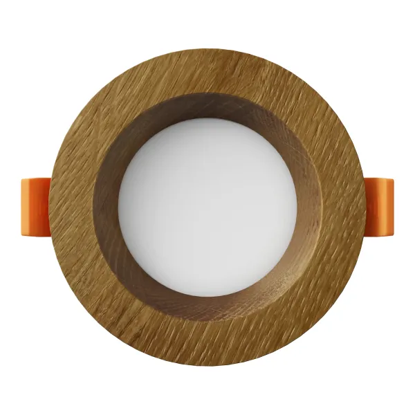 Įleidžiamas LED šviestuvas RONDO WOODLINE 90 3W IP20 4000K 195 lm Ąžuolas