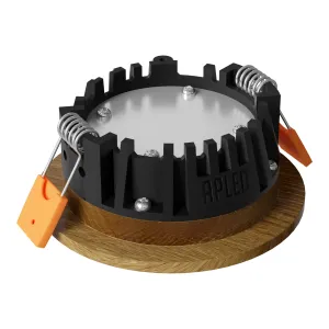 Įleidžiamas LED šviestuvas RONDO WOODLINE 90 3W IP20 4000K 195 lm Ąžuolas