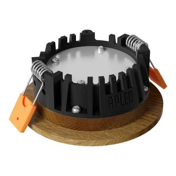 Įleidžiamas LED šviestuvas RONDO WOODLINE 90 3W IP20 4000K 195 lm Ąžuolas