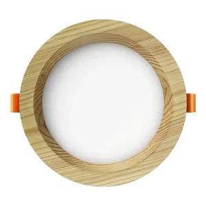 Süvistatav LED valgusti RONDO WOODLINE 148 6W IP20 3000K 595lm Mänd