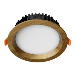 Süvistatav LED valgusti RONDO WOODLINE 148 6W IP20 3000K 595lm Tamm