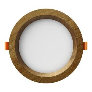 Süvistatav LED valgusti RONDO WOODLINE 148 6W IP20 4000K 631lm Tamm