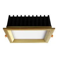 Süvistatav LED valgusti SQUARE WOODLINE 170x170 12W IP20 4000K 1281lm Mänd