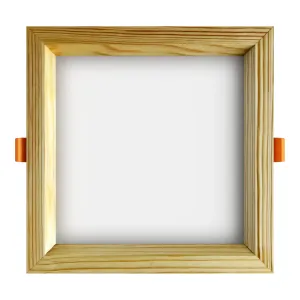 Süvistatav LED valgusti SQUARE WOODLINE 170x170 12W IP20 3000K 1179lm Mänd