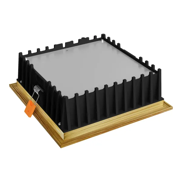 Süvistatav LED valgusti SQUARE WOODLINE 170x170 12W IP20 3000K 1179lm Mänd