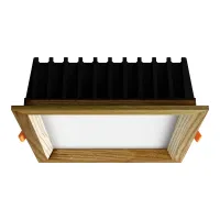 Süvistatav LED valgusti SQUARE WOODLINE 170x170 12W IP20 3000K 1179lm saar