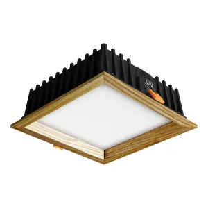 Süvistatav LED valgusti SQUARE WOODLINE 170x170 12W IP20 4000K 1281lm saar