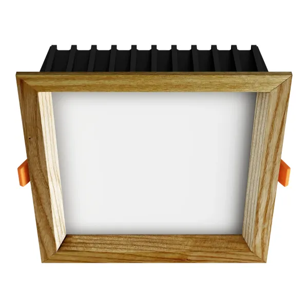 Süvistatav LED valgusti SQUARE WOODLINE 170x170 12W IP20 4000K 1281lm saar