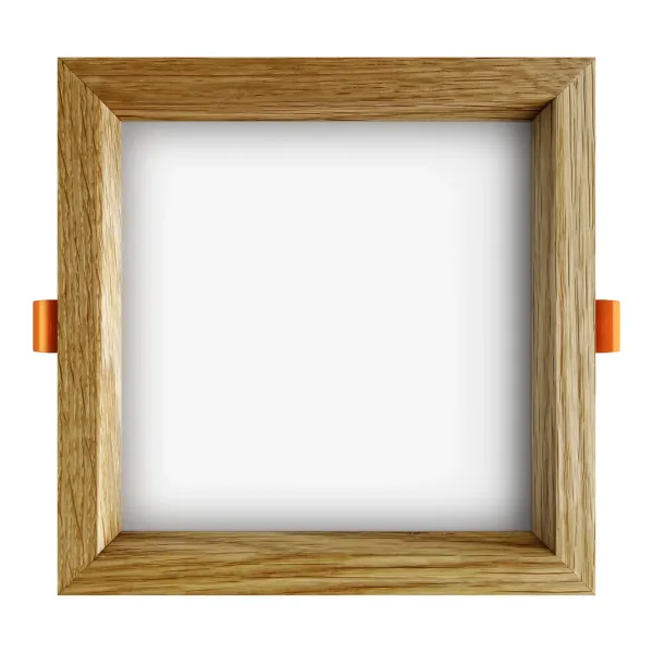 Iebūvēts LED gaismeklis SQUARE WOODLINE 170x170 12W IP20 3000K 1179lm Ozols