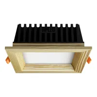 Süvistatav LED valgusti SQUARE WOODLINE 120x120 6W IP20 4000K 558lm Mänd