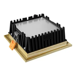 Iebūvēts LED gaismeklis SQUARE WOODLINE 120x120 6W IP20 3000K 525lm Ozols