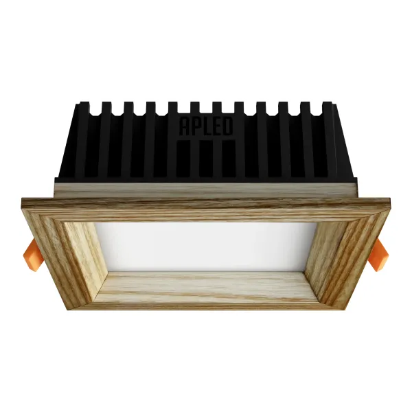 Süvistatav LED valgusti SQUARE WOODLINE 120x120 6W IP20 3000K 525lm saar