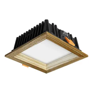 Süvistatav LED valgusti SQUARE WOODLINE 120x120 6W IP20 3000K 525lm saar