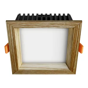Süvistatav LED valgusti SQUARE WOODLINE 120x120 6W IP20 3000K 525lm saar