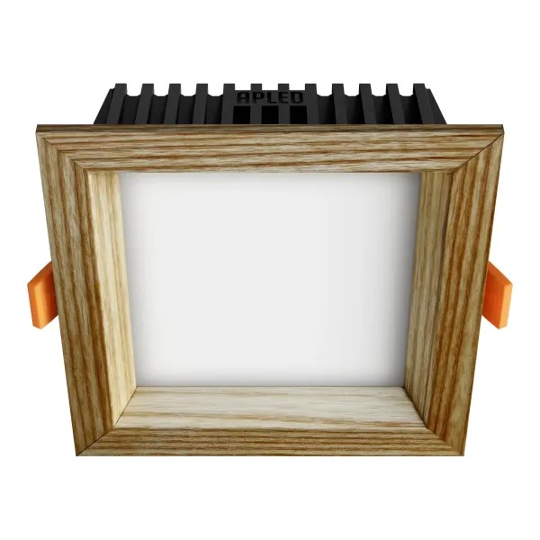 Süvistatav LED valgusti SQUARE WOODLINE 120x120 6W IP20 3000K 525lm saar