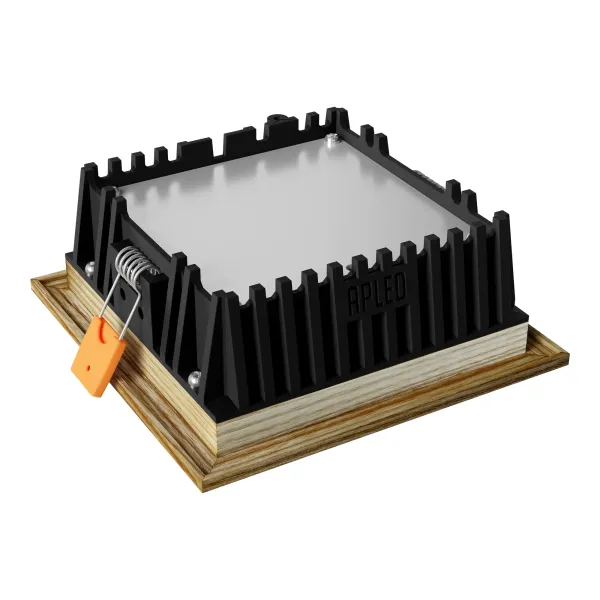 Süvistatav LED valgusti SQUARE WOODLINE 120x120 6W IP20 3000K 525lm saar