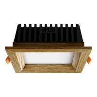 Iebūvēts LED gaismeklis SQUARE WOODLINE 120x120 6W IP20 3000K 525lm Ozols