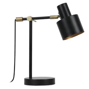 Galda lampa melna CASSIUS