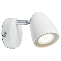 Sienas gaismeklis balts SIERRA