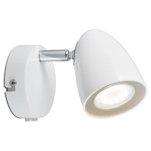 Sienas gaismeklis balts SIERRA