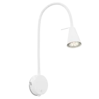 Sieninis šviestuvas Amara, baltas