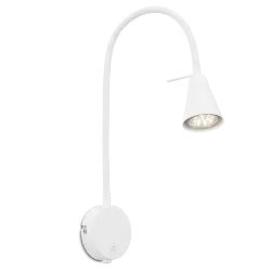 Sieninis šviestuvas Amara, baltas