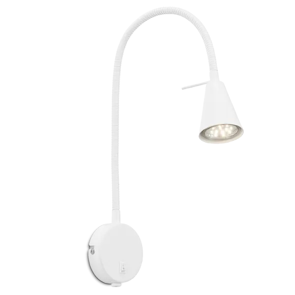 Sieninis šviestuvas Amara, baltas