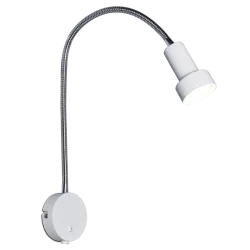 Sieninis šviestuvas Colton Flex, baltas