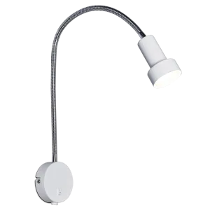 Sieninis šviestuvas Colton Flex, baltas