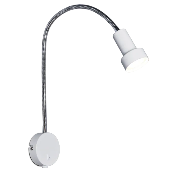 Sieninis šviestuvas Colton Flex, baltas