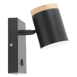 Wall lamp black CLEMENT