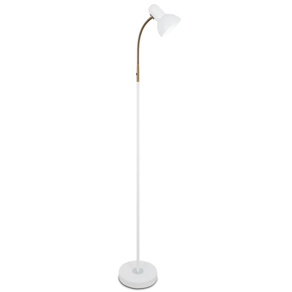 Floor light white/brass Royal