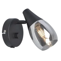 Seinavalgusti must MOON Seinavalgusti must MOON