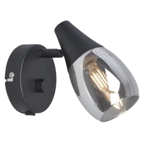 Seinavalgusti must MOON